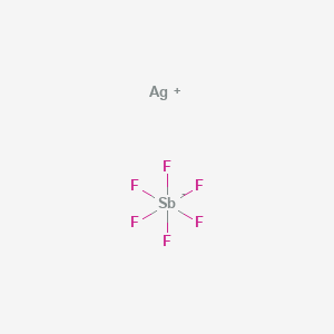 Chemical structure of Silver hexafluoroantimonate