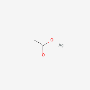 Chemical structure of Silver acetate