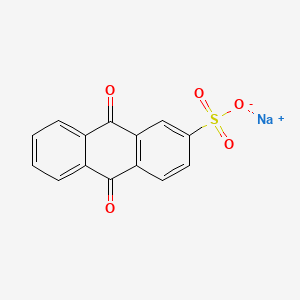 Chemical structure of Sodium anthraquinone-2-sulfonate