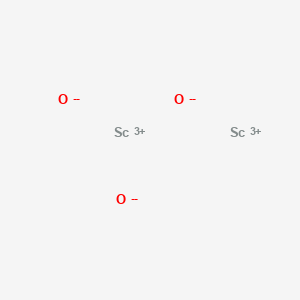 Chemical structure of Scandium oxide