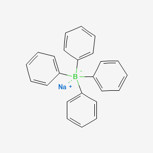 Chemical structure of Sodium tetraphenylboron