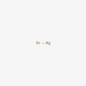 Chemical structure of Silver bromide