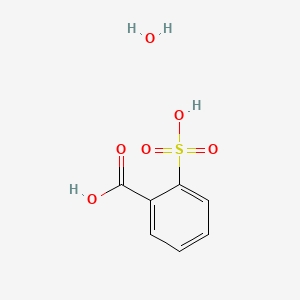 Chemical structure of 2-Sulfobenzoic acid hydrate
