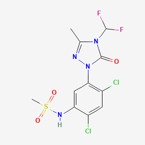 Chemical structure of Sulfentrazone