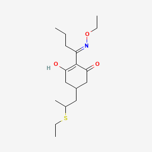 Chemical structure of Sethoxydim