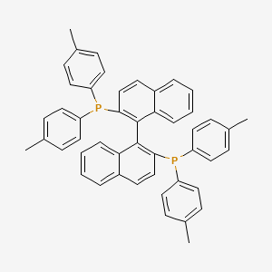Chemical structure of (S)-(-)-2,2'-Bis(di-p-tolylphosphino)-1,1'-binaphthyl