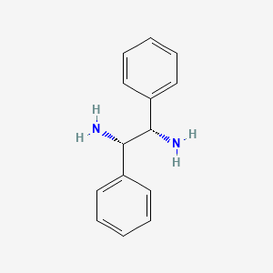 Chemical structure of (1S,2S)-1,2-diphenylethane-1,2-diamine