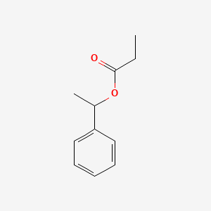 Chemical structure of Styrallyl propionate