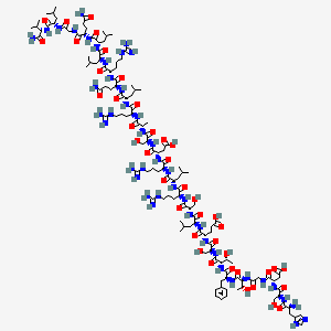 Chemical structure of Secretin porcine
