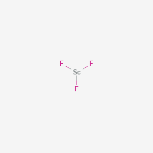 Chemical structure of Scandium fluoride