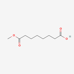 Chemical structure of 8-Methoxy-8-oxooctanoic acid