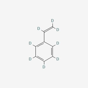 Chemical structure of Styrene-d8