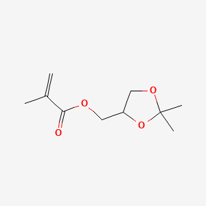 Chemical structure of Solketal methacrylate