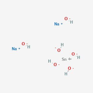 Chemical structure of Sodium stannate trihydrate