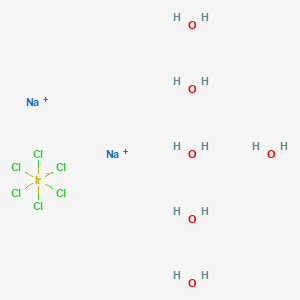 Chemical structure of Sodium hexachloroiridate hexahydrate