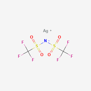 Chemical structure of Silver Bis(trifluoromethanesulfonyl)imide