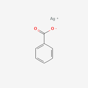 Chemical structure of Silver benzoate