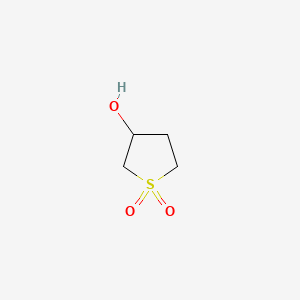 Chemical structure of 3-Hydroxysulfolane
