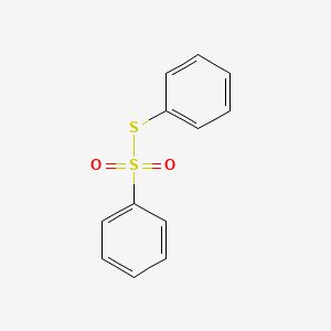 Chemical structure of S-Phenyl Benzenethiosulfonate