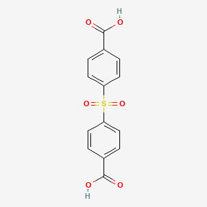 Chemical structure of 4,4'-Sulfonyldibenzoic Acid