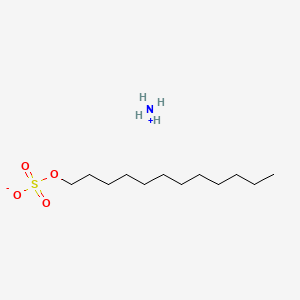 Chemical structure of Ammonium Lauryl Sulfate