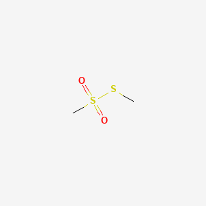 Chemical structure of s-methyl methanethiosulfonate