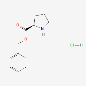 Chemical structure of D-Proline Benzyl Ester Hydrochloride