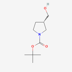 Chemical structure of (S)-1-Boc-(3-Hydroxymethyl)pyrrolidine