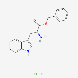 Chemical structure of D-Tryptophan Benzyl Ester Hydrochloride