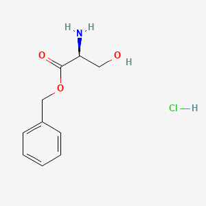 Chemical structure of L-Serine Benzyl Ester Hydrochloride