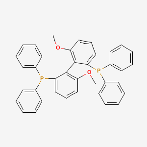 Chemical structure of (S)-(-)-(6,6′-Dimethoxybiphenyl-2,2′-diyl)bis(diphenylphosphine)
