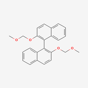 Chemical structure of (R)-2,2'-Bis(methoxymethoxy)-1,1'-binaphthalene