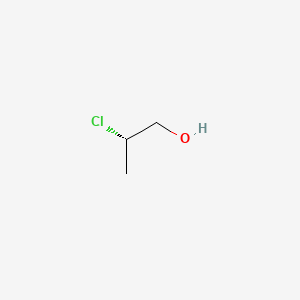Chemical structure of (S)-(+)-2-Chloro-1-propanol