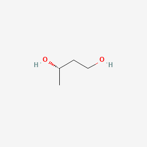 Chemical structure of (+)-1,3-Butanediol