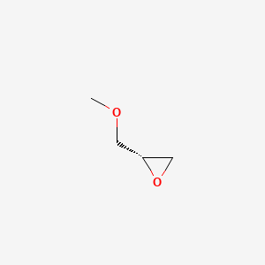 Chemical structure of (S)-(+)-Glycidyl methyl ether