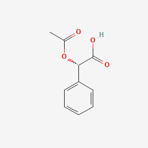 Chemical structure of (+)-O-Acetyl-L-mandelic Acid