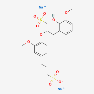 Chemical structure of Sodium lignosulfonate