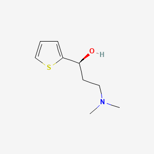 Chemical structure of (S)-3-(Dimethylamino)-1-(2-thienyl)-1-propanol