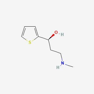Chemical structure of (S)-3-(Methylamino)-1-(2-thienyl)-1-propanol