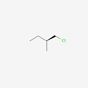 Chemical structure of (S)-(+)-1-Chloro-2-methylbutane