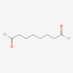 Chemical structure of Suberoyl Chloride