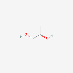 Chemical structure of (+)-2,3-Butanediol
