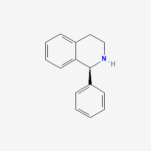 Chemical structure of (S)-1-Phenyl-1,2,3,4-tetrahydroisoquinoline