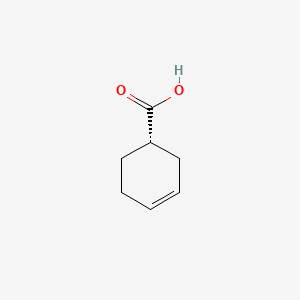 Chemical structure of (S)-(-)-3-Cyclohexene-1-carboxylic Acid