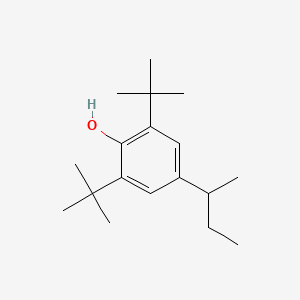 Chemical structure of 4-sec-Butyl-2,6-di-tert-butylphenol