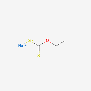 Chemical structure of Sodium Ethylxanthate