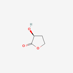 Chemical structure of (S)-(-)-α-Hydroxy-γ-butyrolactone
