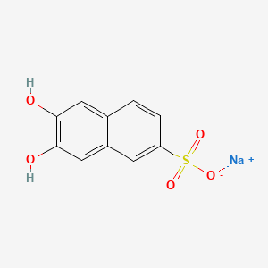 Chemical structure of Sodium 6,7-Dihydroxynaphthalene-2-sulfonate