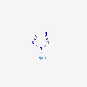 Chemical structure of Sodium 1,2,4-Triazolide
