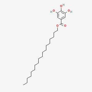 Chemical structure of Stearyl Gallate